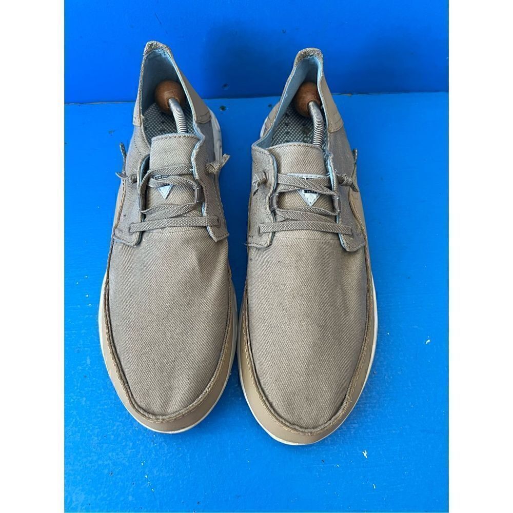 Columbia PFG Boatdrainer II Boat Shoes Mens Size 12 M Tan BM1020-214 Tech Lite